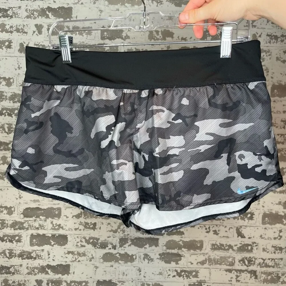 Nike | women camouflage athletic running shorts